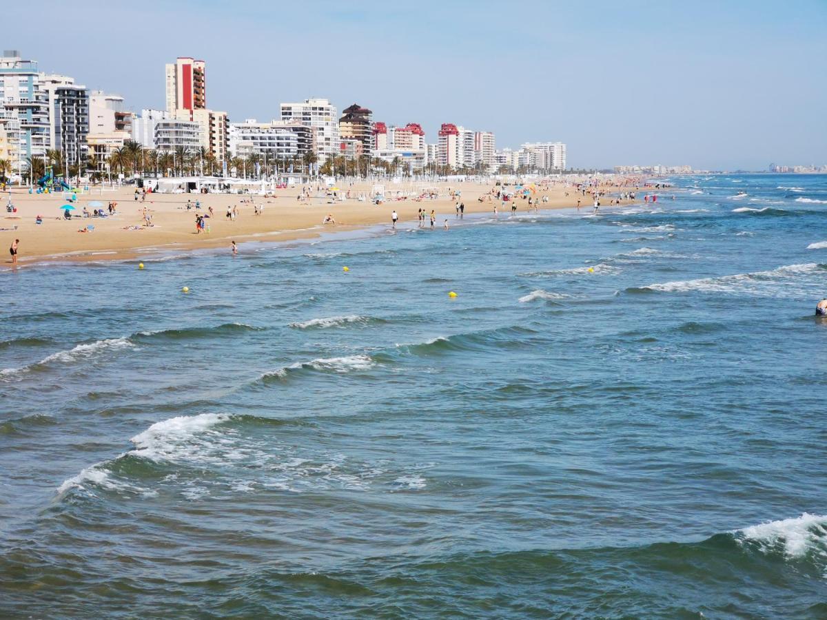 Apartamento Ana Maria Playa De Gandia Solo Familias Exteriör bild